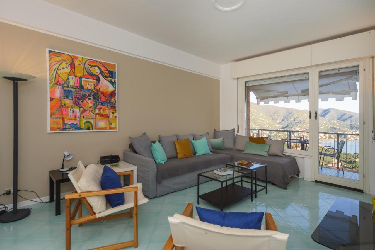 Casa Linda Vista Da Sogno, Piscina E Tennis Rapallo Kültér fotó