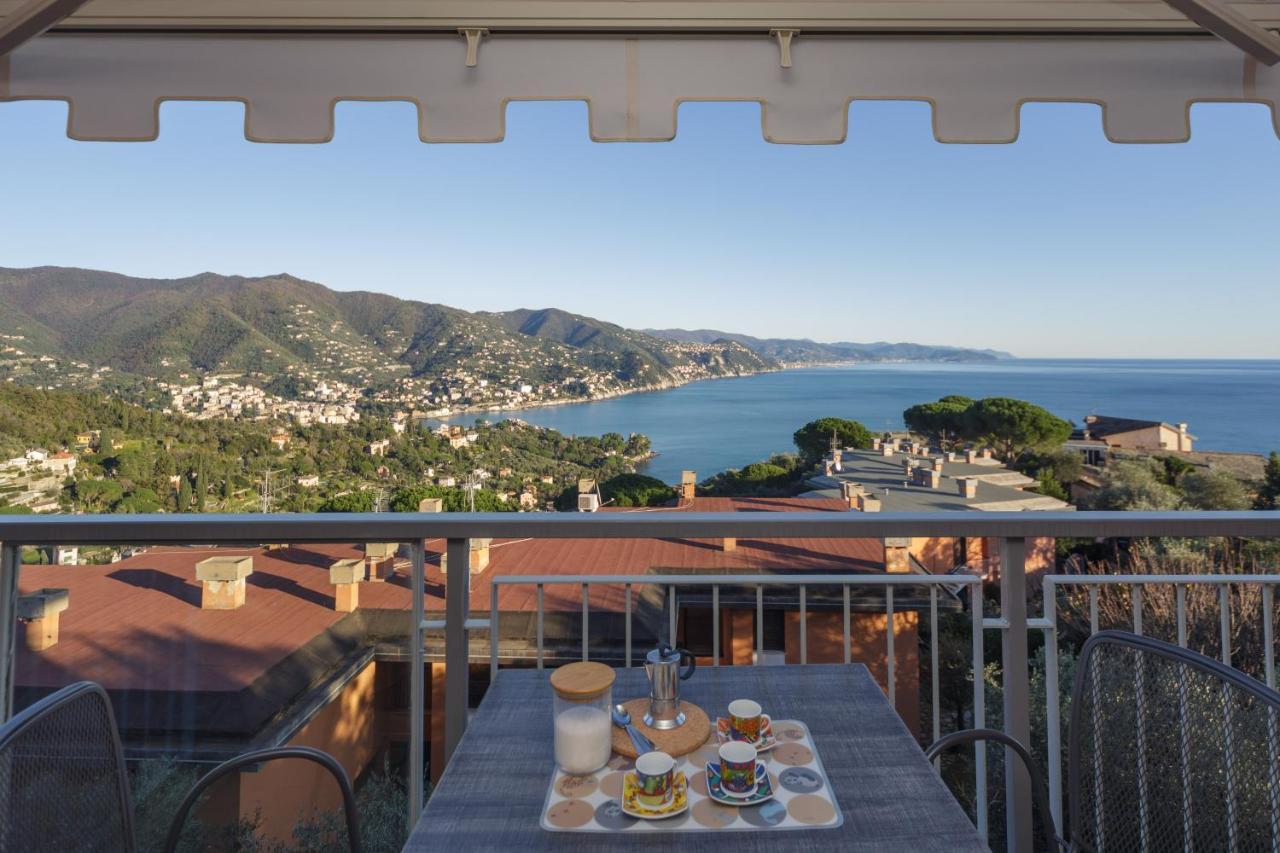 Casa Linda Vista Da Sogno, Piscina E Tennis Rapallo Kültér fotó