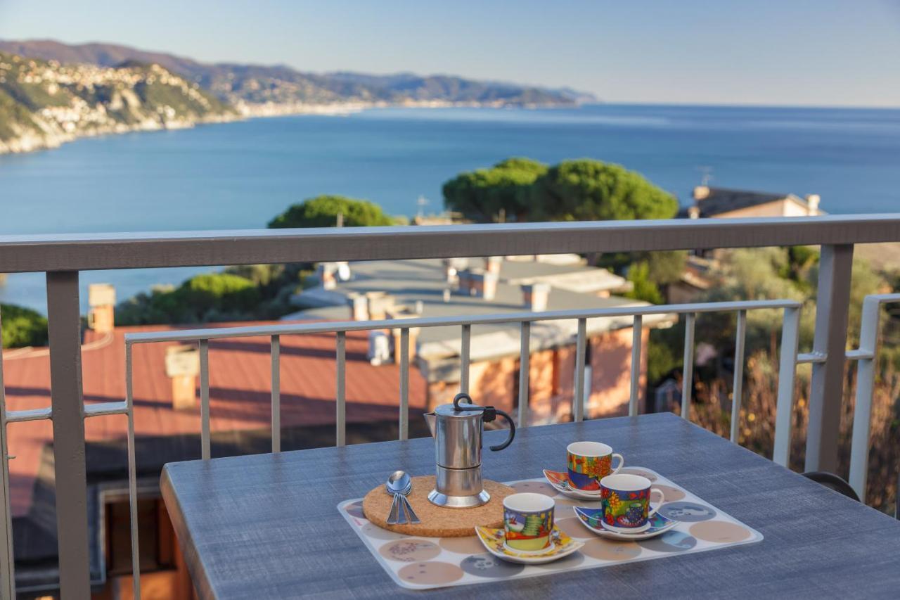 Casa Linda Vista Da Sogno, Piscina E Tennis Rapallo Kültér fotó
